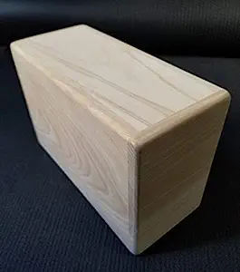 Professional Wood Craft Wooden Yoga Blocks/Bricks Pure Natural Wood Handstand Block, Support Brick to Deepen Poses, Improve…