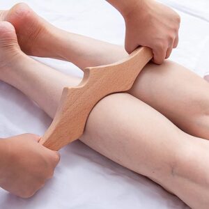 (1Pcs) Professional Wood Craft Wooden Therapy Massage Tools, Wooden Lymphatic Drainage…